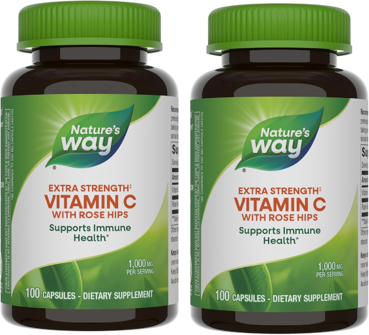 Nature's Way Vitamin C with Rose Hips Extra Strength, 1000 mg per Serving
