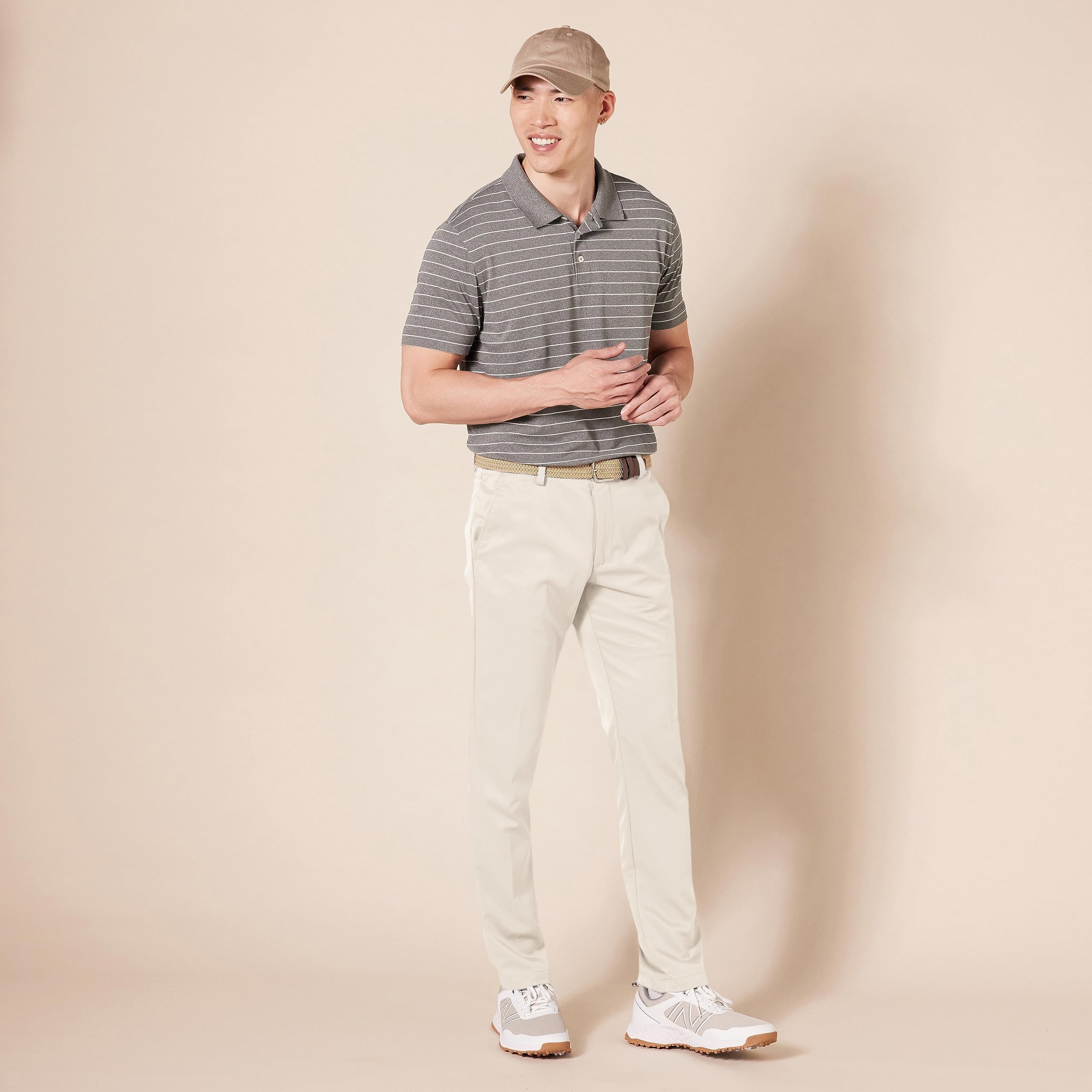 Amazon Essentials Pantalones de Golf Elásticos Corte Ajustado Hombre