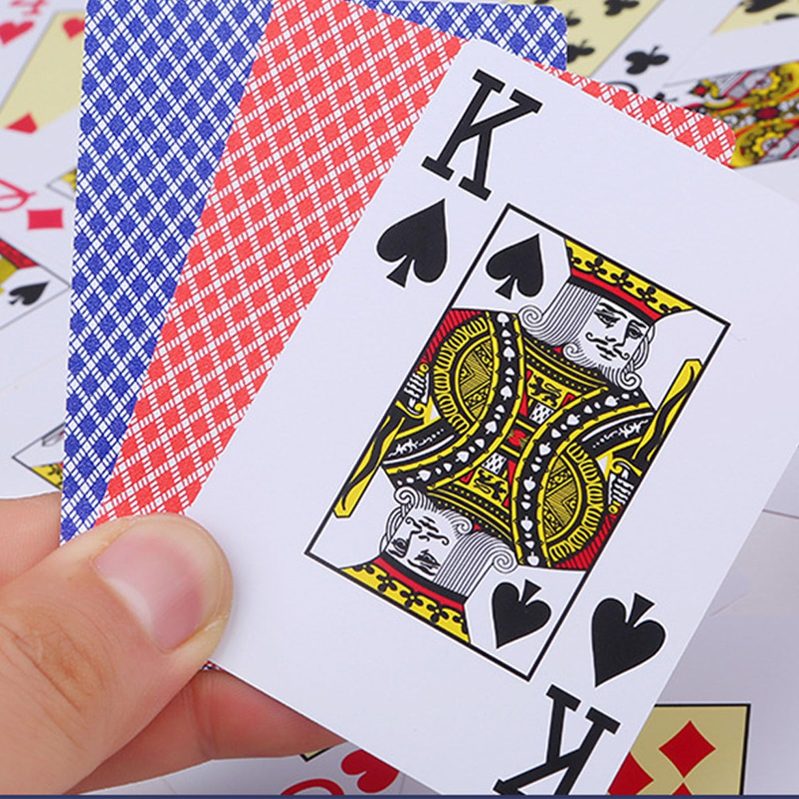 Wasserdichtes klares spanisches Kartenspiel-Set für Familienunterhaltung, 6 Boxen, 240 Karten, tragbar für Heimpartys (Spanische Karte)