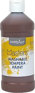 Handy Art Little Masters Washable Paint 16 ounce, Brown