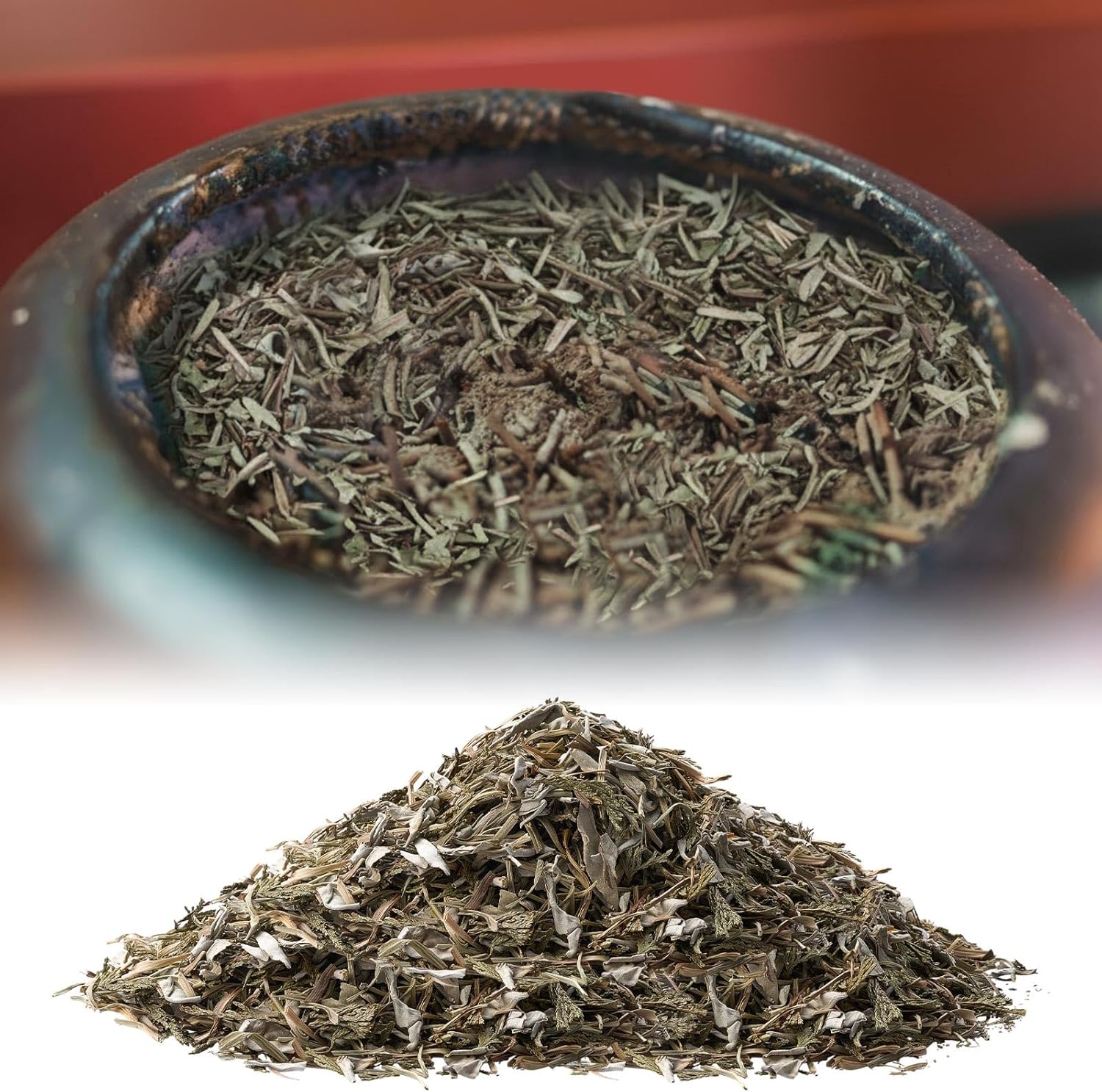4.2 oz Organic Mix Sage, Cedar and Sweetgrass Loose, Natural Dried Sage Leaves Smudges & Herbs Fragrance for Home Cleansing Rituals Incense Healing Meditation Cleansing House Negative Energy