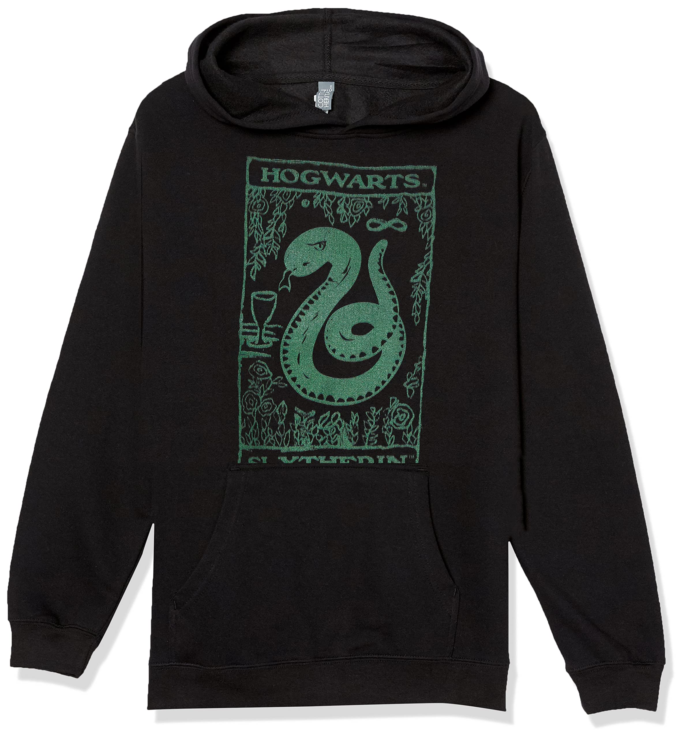 Pull Serpentard Harry Potter enfant sweat à capuche vert motif tarot magique - 4