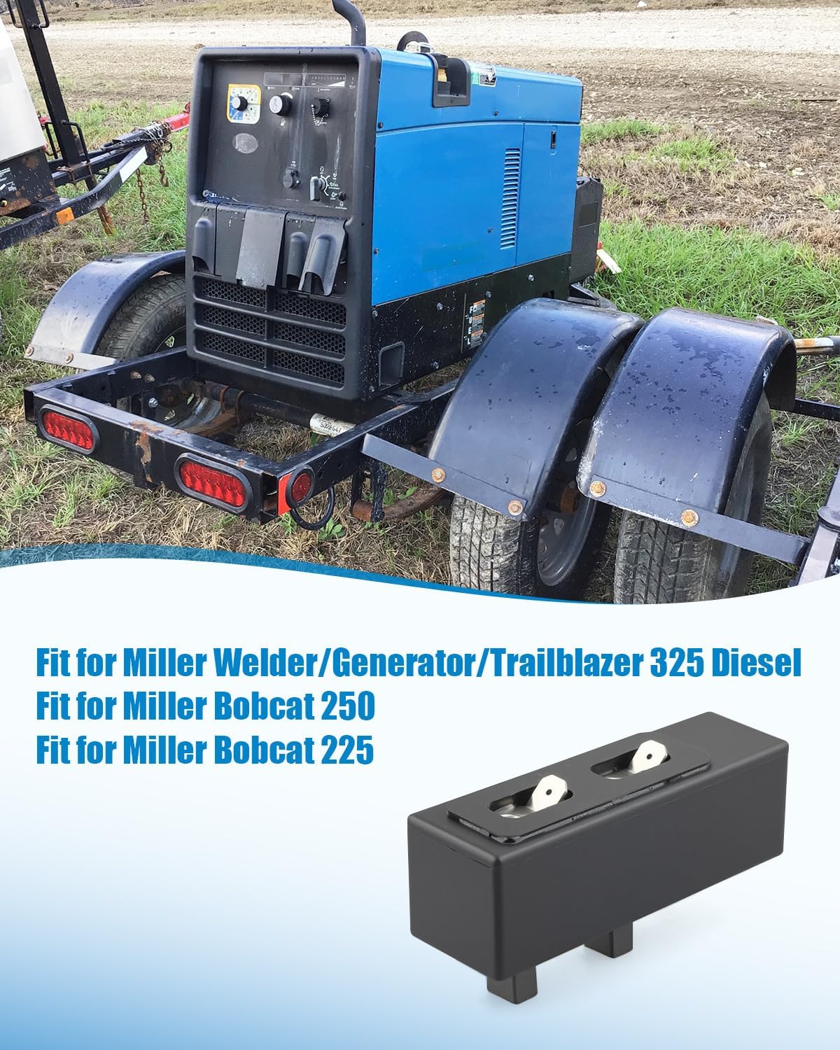 Brush Holder Assembly Fit for Miller Bobcat 250 225 Welder Generator Trailblazer 325 Diesel, Replace 205725