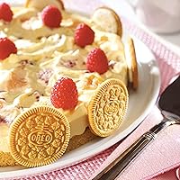 Vista 7 de OREO - Galletas de chocolate estilo sándwich doradas, tamaño fiesta, 24.16 onzas.