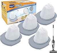 Vista 1 de KEEPOW 2610 2611 Filtros de repuesto compatibles con Bissell 3 en 1 Turbo Light Stick Vacuum Series 2610, comparado con la pieza # 1620624, paquete