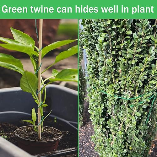 Miniatura 5 de Cuerda de sisal verde de 0.079 in y 328 pies para poste rascador de gato, cuerda pequeña verde para rascador de bricolaje, reemplazo de poste de