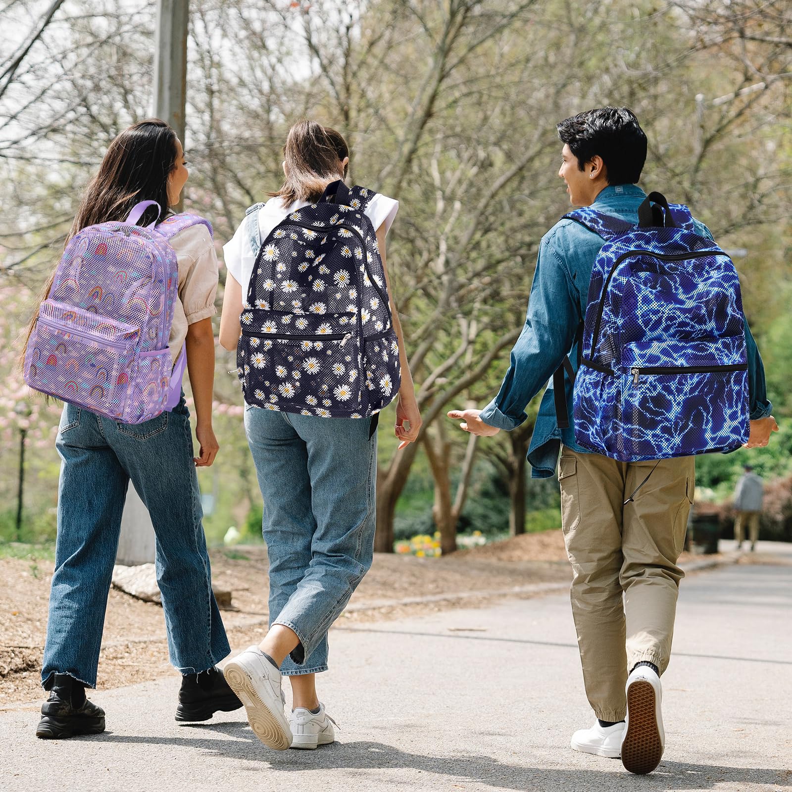 Mochila para niños con correa para el pecho para la escuela, mochila de gran capacidad para niños con para jardín de infantes, primaria, preescolar, azul, (Thunder blue, Talla única