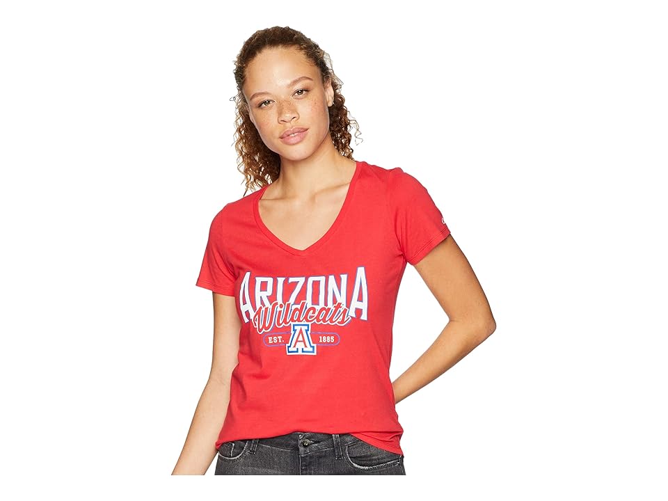 

Champion College Arizona Wildcats University V-Neck Tee (Scarlet 1) Girl's T Shirt