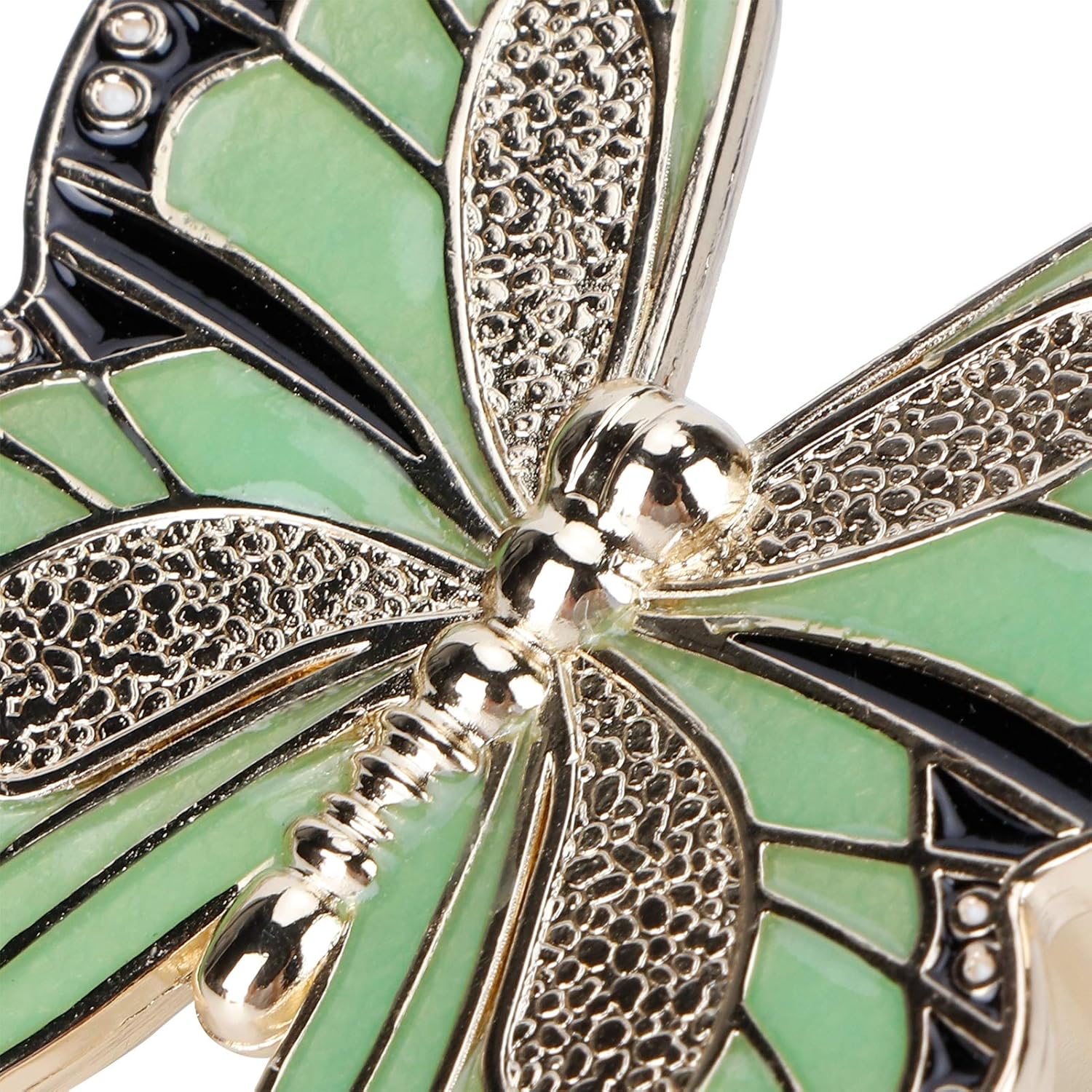 Hilitand Vintage Butterfly Drawer Knobs, Antique Drawer Pulls Retro Decor Cabinet Handle Knobs Cupboard Door Knobs(Light Green Luminous)