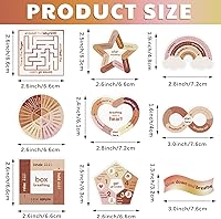 Vista 2 de Libima 72 Piezas de Calcomanías Sensoriales para la Ansiedad, Calcomanías Texturizadas, Calcomanías para Jugar, Calcomanías de Atención Plena