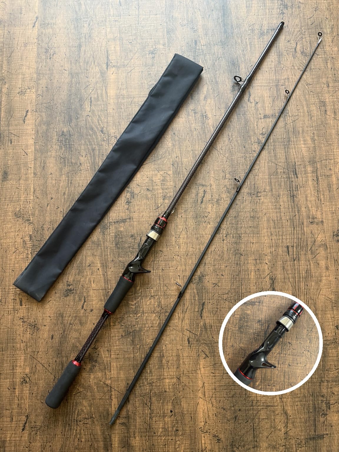 Amazon | VILTAGE/ベイト用 ルアーロッド / 約180cm 約6ft / 2ピース