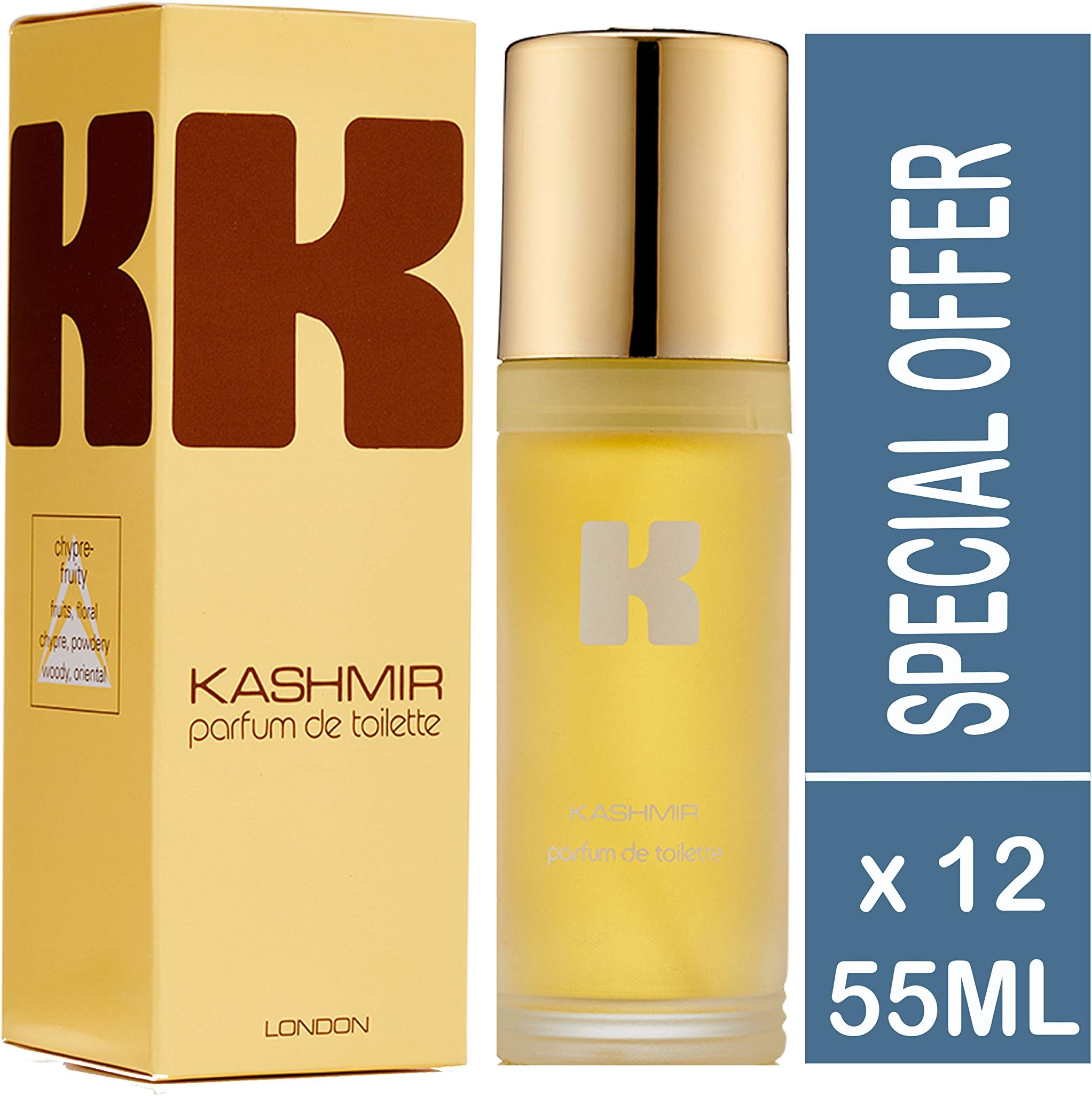 Milton Lloyd Kashmir 55 ML PDT For Women 12 Pack