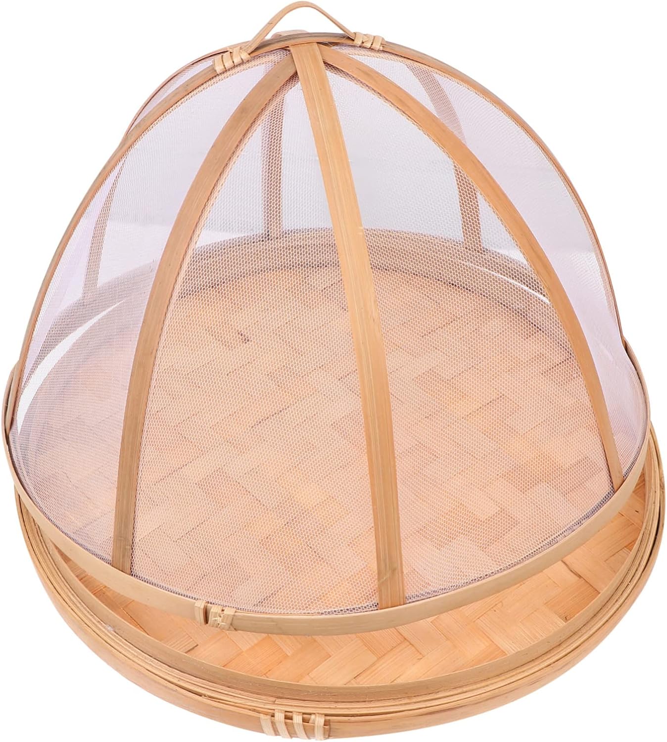 TIDTALEO 1pc Round Food Storage Cover Practical Mesh Dish Cover for Outdoor Picnics Kitchen Accessory to Keep Food Fresh and Protected for Parties and Camping