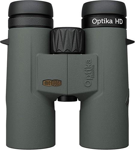 Meopta Optika HD 10 x 42 - Óptica europea de alta calidad, chasis de magnesio, vidrio HD, amplio campo de visión, revestimiento antiarañazos e