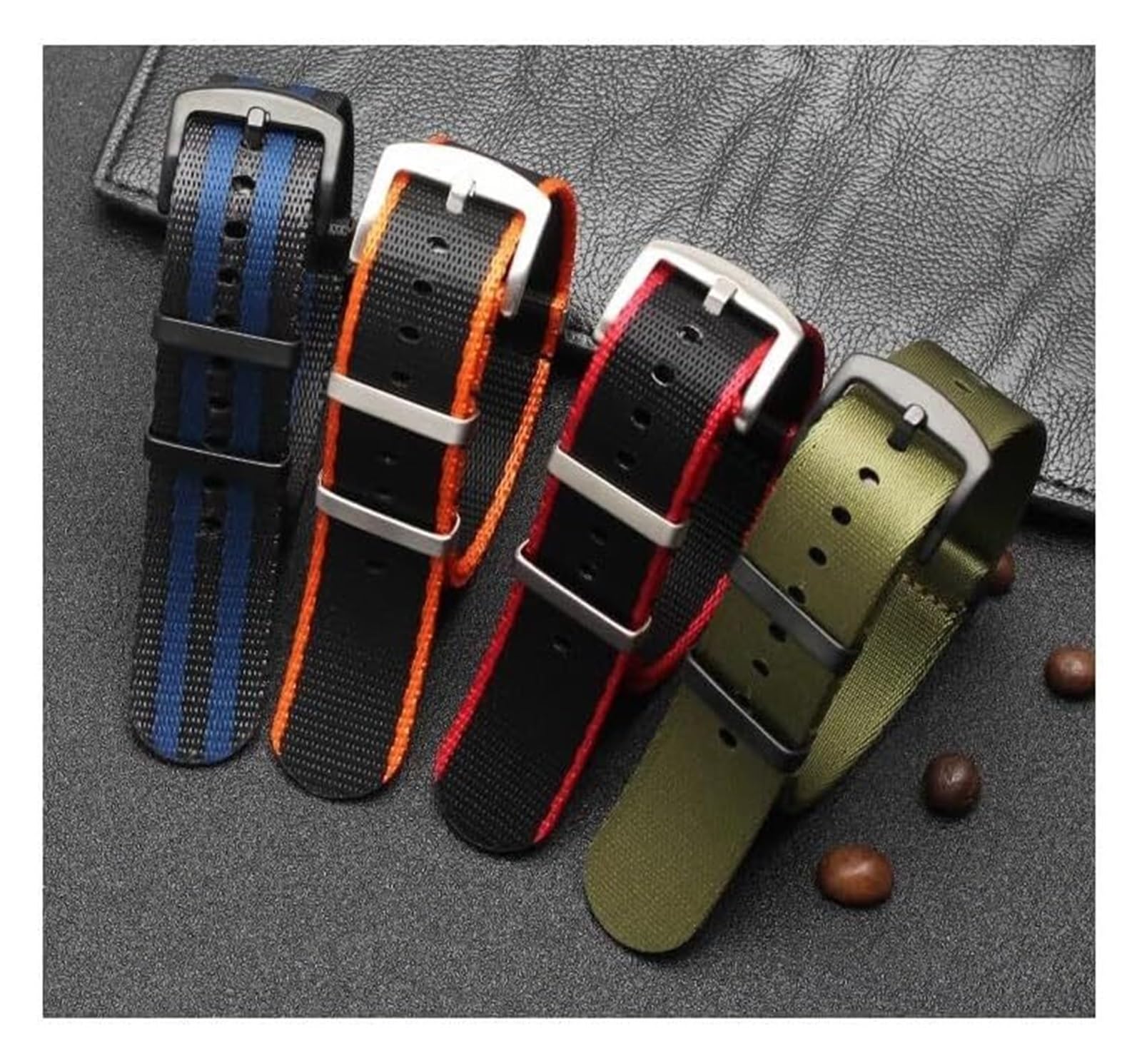 Bracelet de montre en nylon tissé, Bracelet de montre en toile de Nylon bracelet universel bracelet doux et respirant 20mm 22mm bracelet de montre de remplacement bracelet de montre en nylon