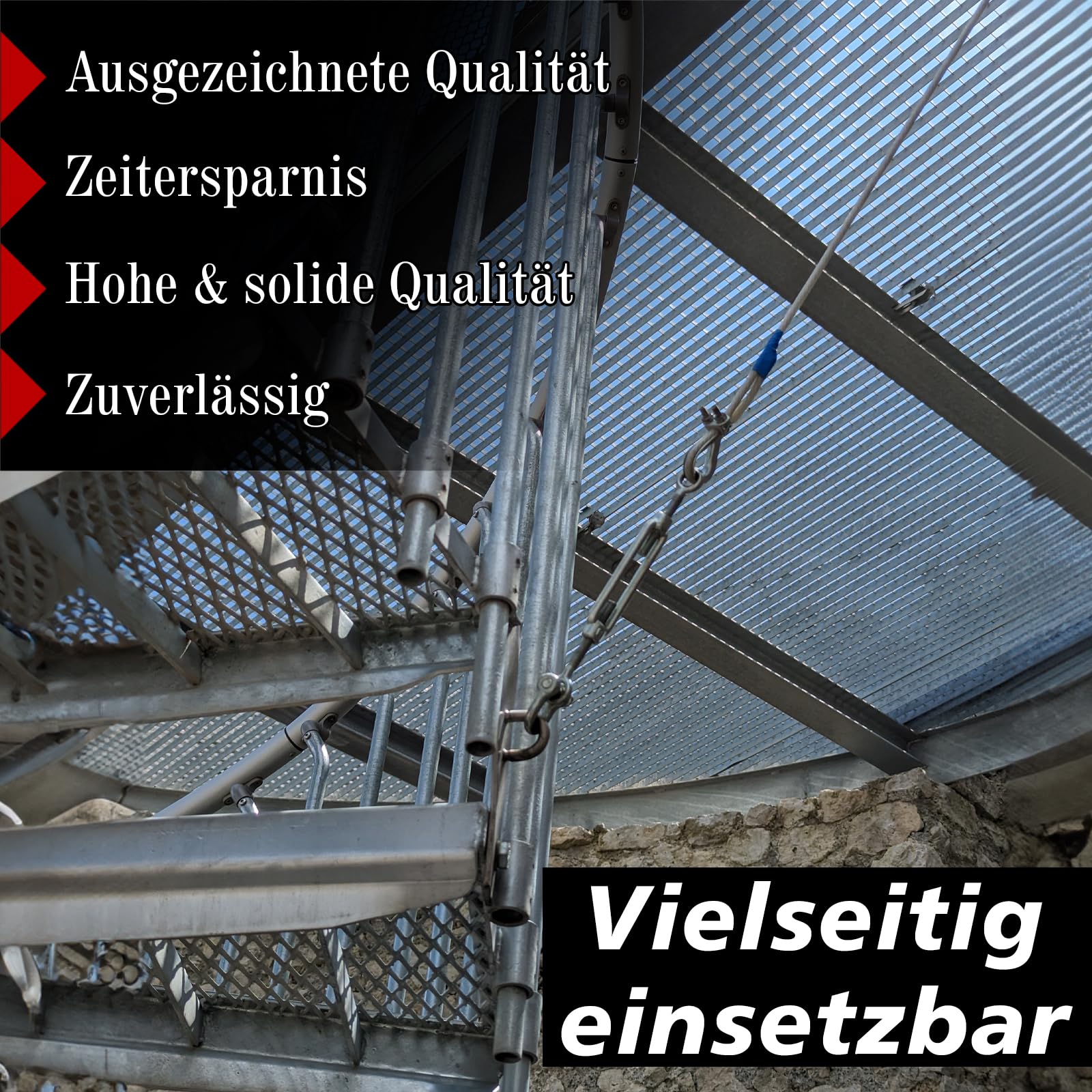 PRIOstahl Spannschloss verstellbarer Spannverschluss Seilspanner Spannschraube Spannhaken Wantenspanner x 1 Stück Ausführung: Öse - Öse Größe: M16 Verbindung für Drahtseile Seile Verzinkt