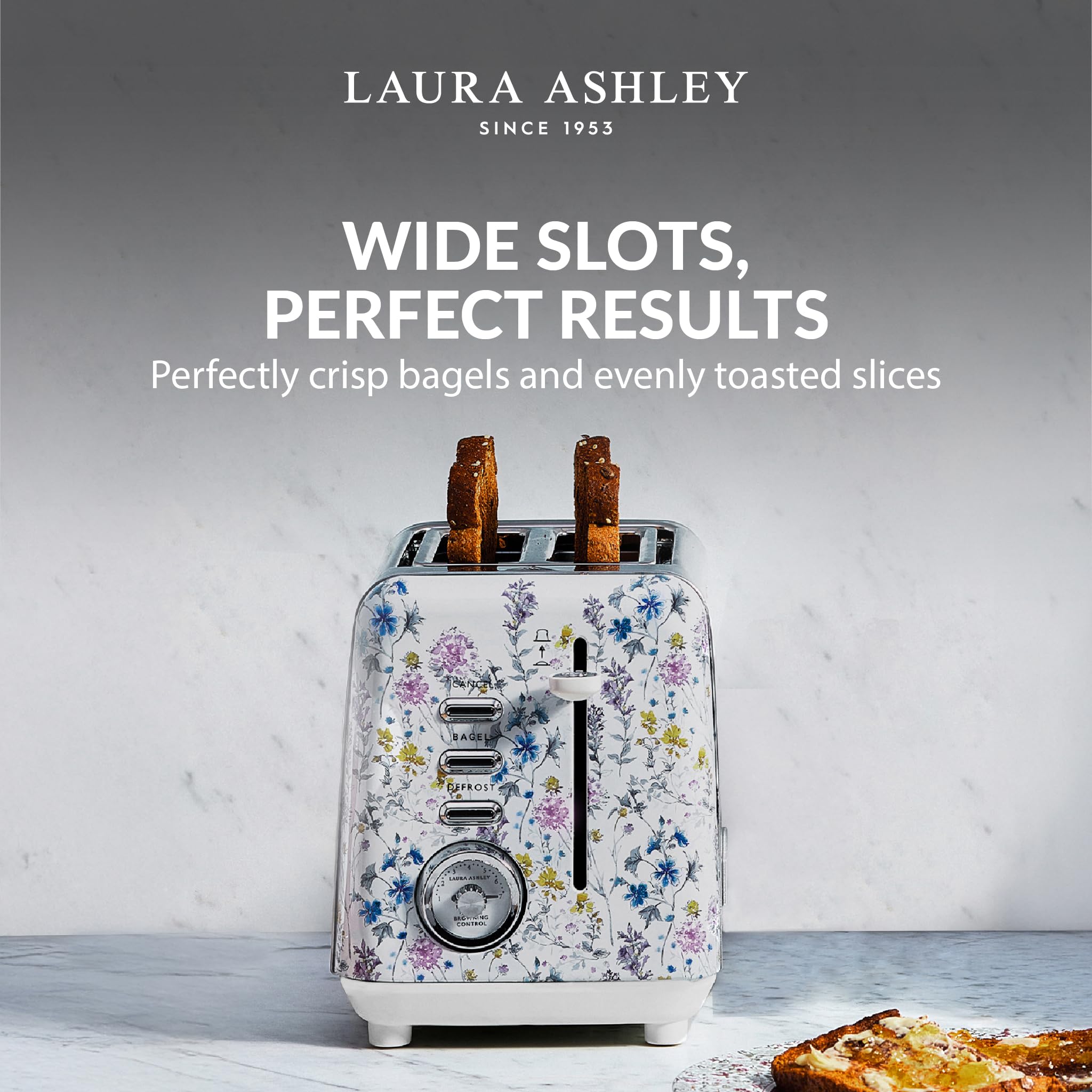 Amazon.com: Laura Ashley Wild Meadow 2 Slice Toaster - Toasters 2