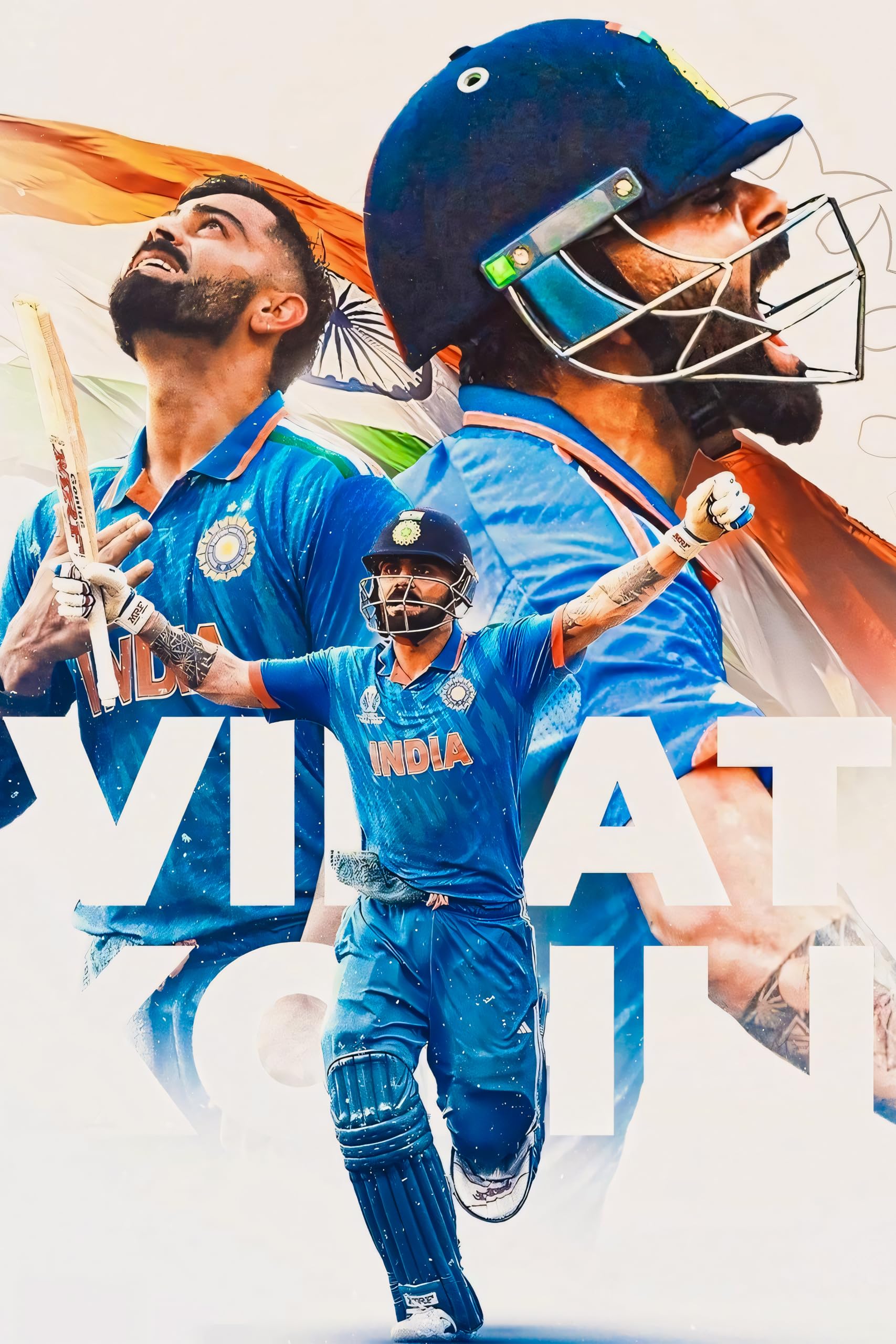 Virat Kohli Wall Stickers - Virat Poster for Wall - Kohli Stickers for Home Decor - Virat Posters for Room - Virat Wall Decor - Virat Kohli Posters for Bedroom, Living Room Decoration-image-12