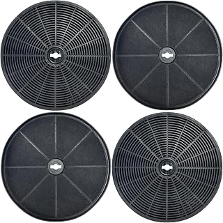 4 Pack GF16 Aktivkohlefilter Kompatibel mit NEG Dual Motor Design Unterbau-Dunstabzugshaube NEG15-TDLS+, NEG15-TDLB+ und NEG15-TDLW+ für Geruchskontrolle