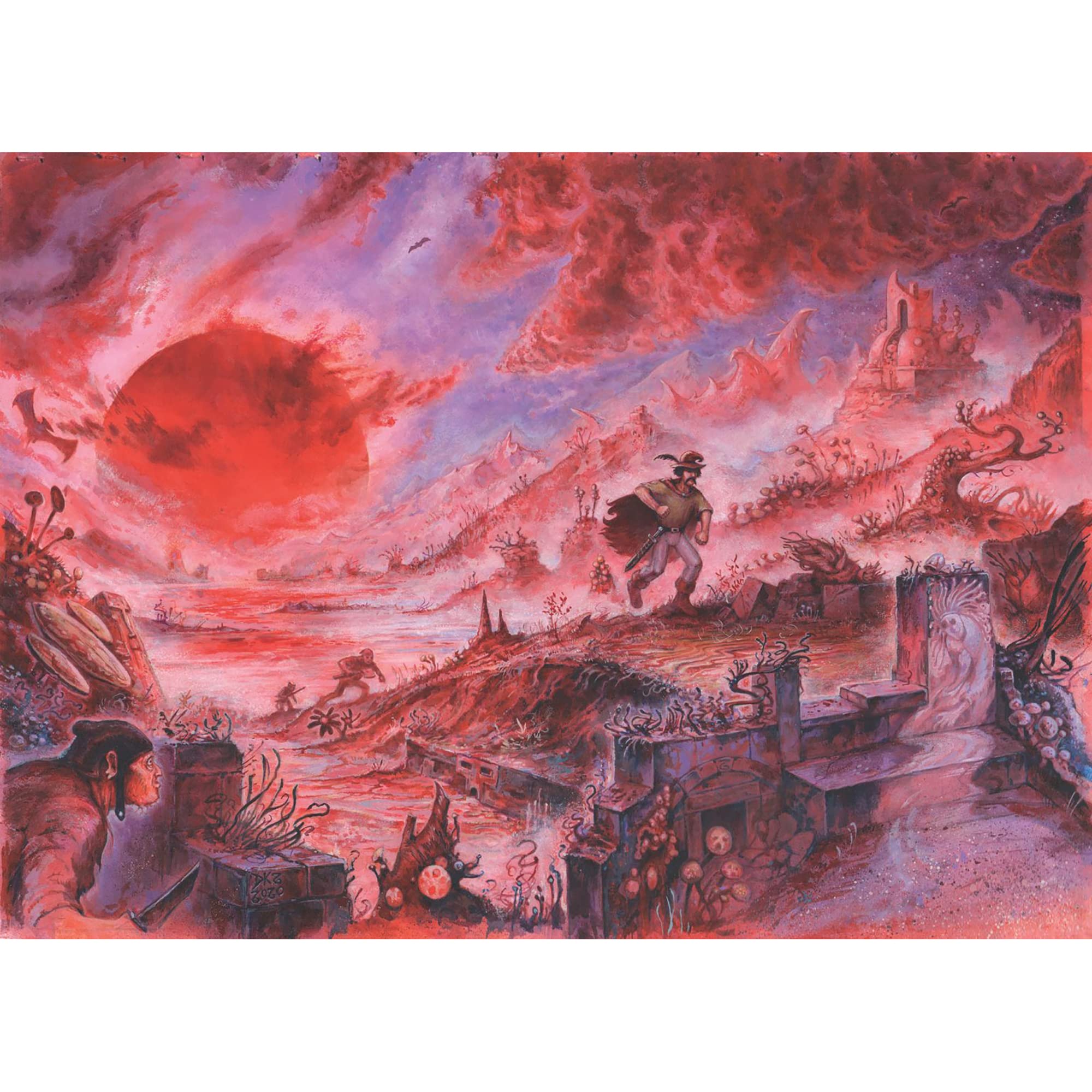 Goodman Games | Dungeon Crawl Classics Dying Earth Boxed Set | RPG Sourcebook Expansion For Dungeon Crawl Classics, New Classes, Spells, Creatures, Map | 1+ Players | 60+ Min