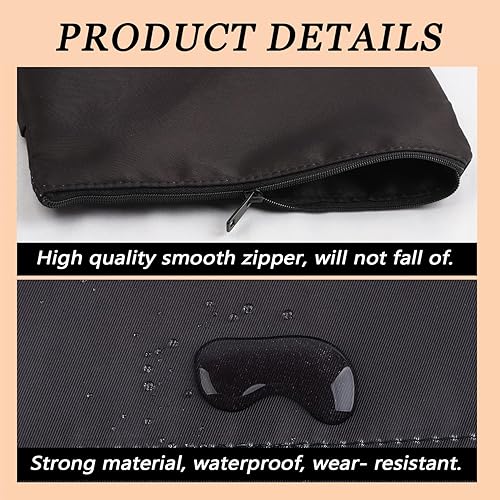 Miniatura 5 de Funda para libro con protector de libro de cerdo con cremallera, funda para libros, regalo para amantes de cerdos (protector de libro de cerdo negro)