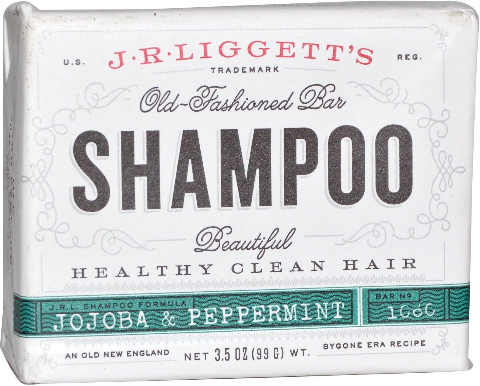 J. R. Liggett Jojoba and Peppermint Shampoo Bar