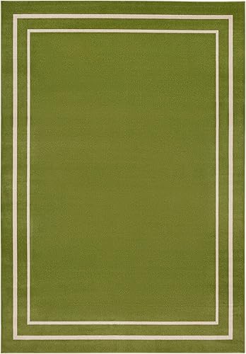 Vista 172 de Nourison Home Essentials - Alfombra contemporánea de 5 x 7 pies, color marfil/negro