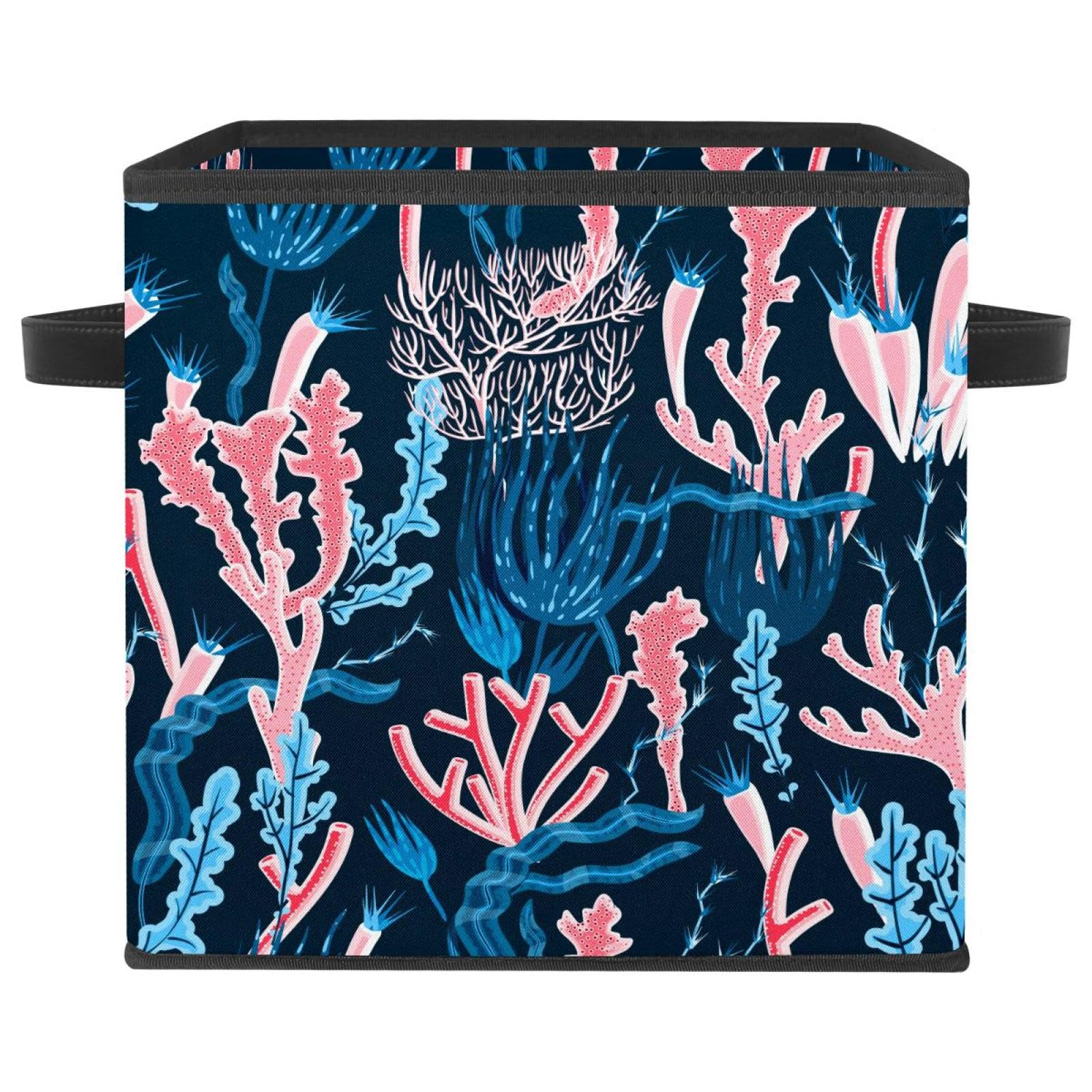 Boîte de rangement pour jouets et livres dans la chambre d'enfant bleu foncé