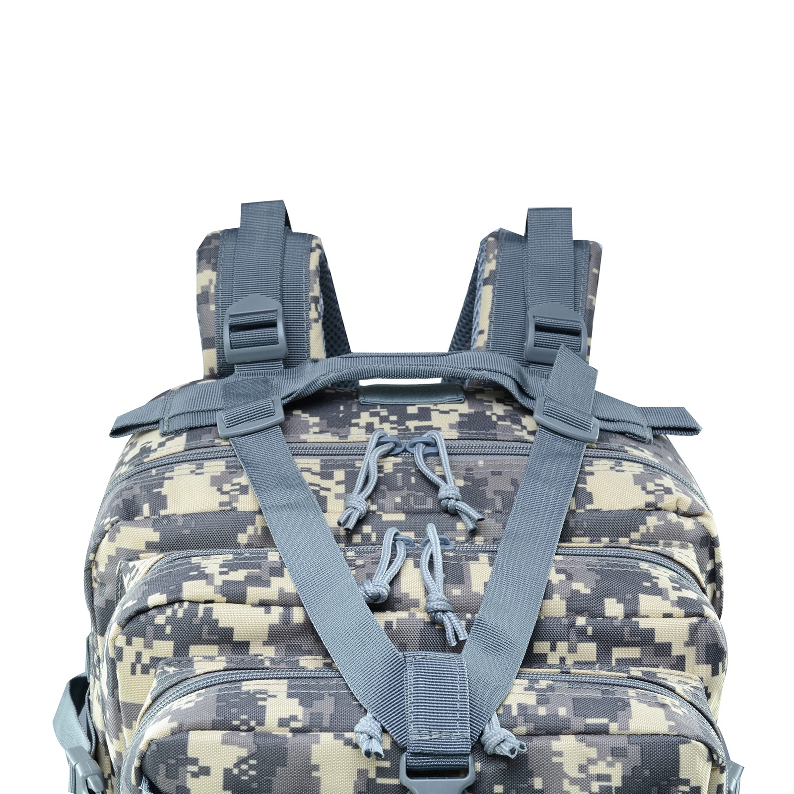 Delgeo Mochila Tactica 45L Militar, Gran Capacidad 45 * 30 * 20cm Mochila Crossfit, Plegable Impermeable Mochila Para Montañismo,Senderismo,Camping y Viajes (Vistoso)