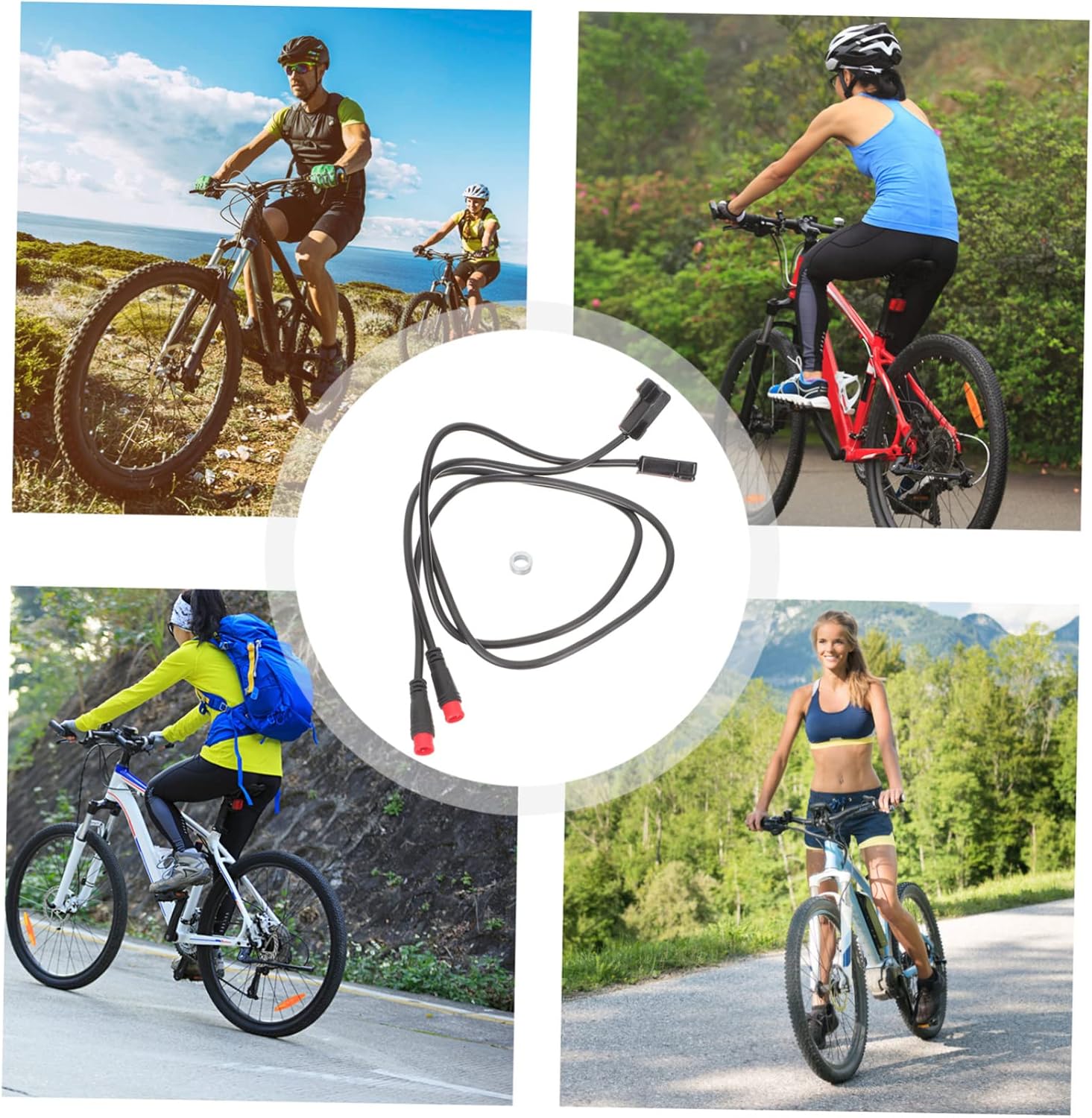 Brake Sensor Cable for E-Bike Cable for Electric Bike Electric Cut Off Tool Bike Brake Cable Kit Plastic