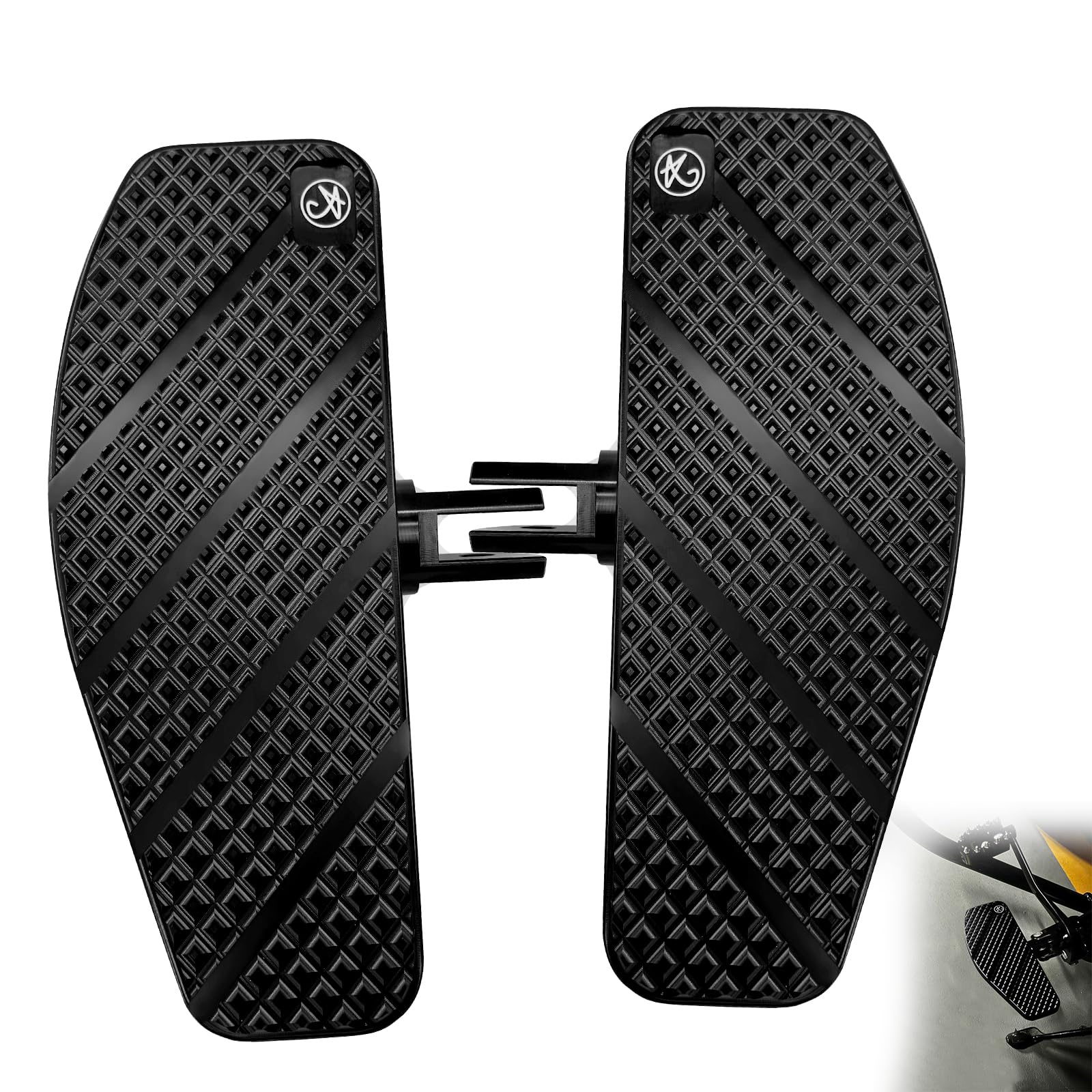 Foot Pedal Floorboard for Harley Davidson 18-2024 FX Softail Breakout, Street Bob, FXDR 114, Fat Bob, Low Rider, Low Rider S, Low Rider ST, Softail