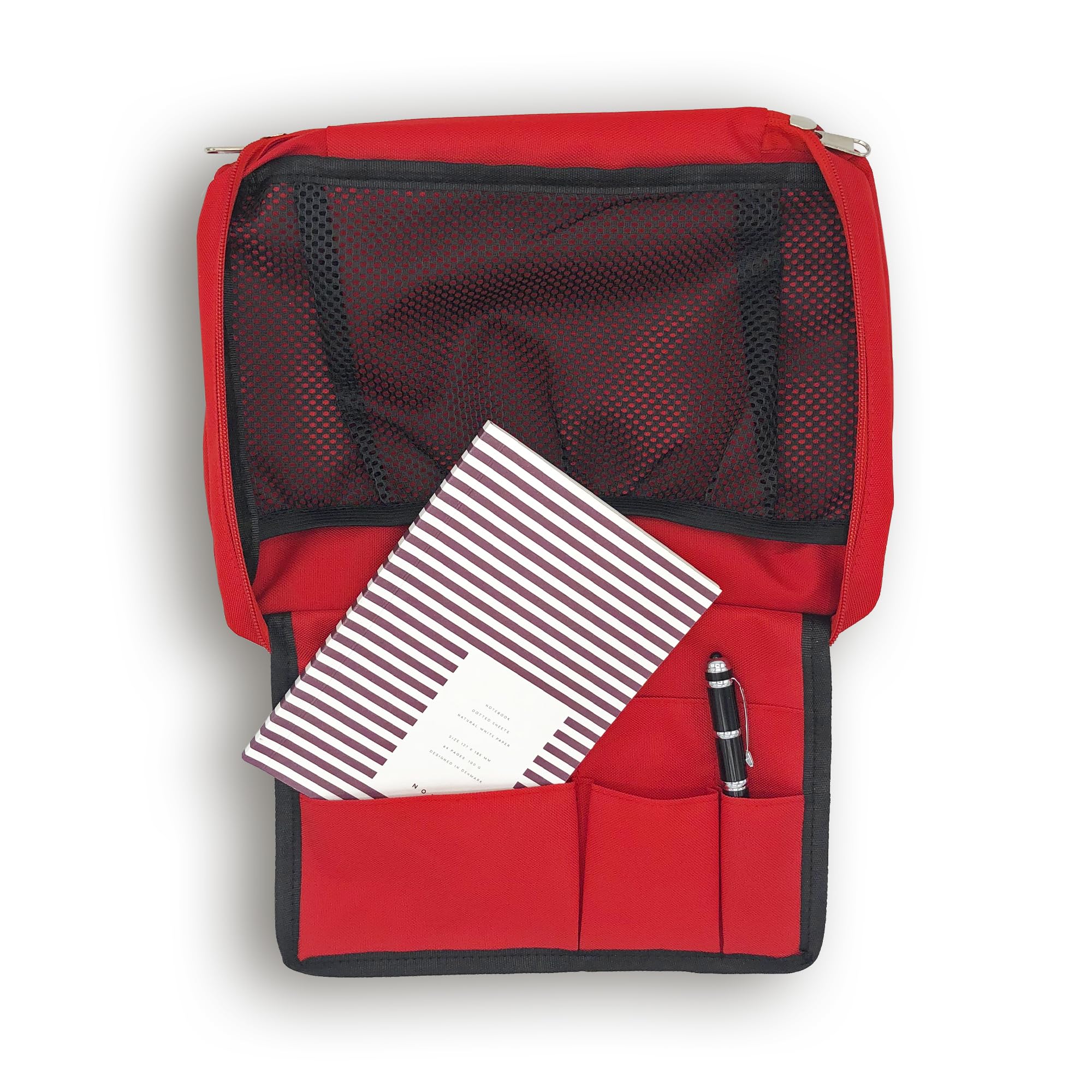 Erste-Hilfe-Tasche fürs Auto - Lustiges Geschenk zum Führerschein oder ersten Auto – 28x18x8 cm - rot, ohne Inhalt