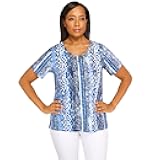 Women's Petite Animal Stripe Tee