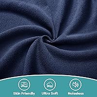 Vista 3 de OhGeni Protector de colchón 100% impermeable, sábana bajera con bolsillos profundos, material suave transpirable sin ruido de alta calidad, funda