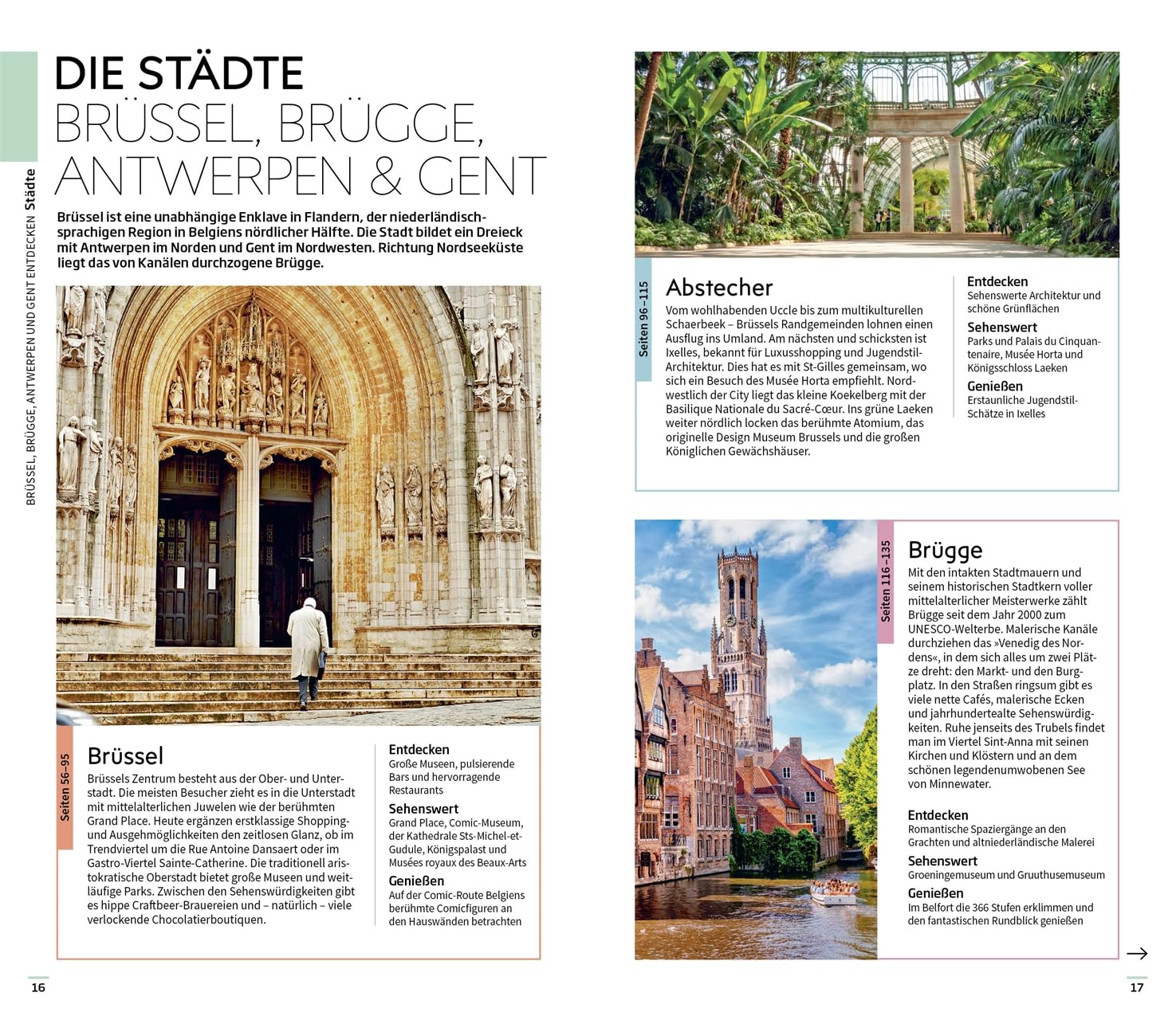 Vis-à-Vis Reiseführer Brüssel, Brügge, Antwerpen und Gent: Mit wetterfester Extra-Karte und detailreichen 3-D-Illustrationen. Von Reisenden. Für Reisende.