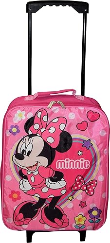 Miniatura 2 de Disney Junior Minnie Mouse - Maleta plegable con ruedas de 15.0in, equipaje con ruedas