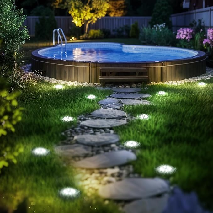 SOLPEX 6 Pack Luces Solares para Piscina LED Blancas Frías miniatura 6