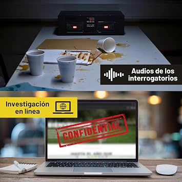 Case 1: The Crime of Los Alamos. Adult Board Games, Police Case to Solve Mystery at Home, Escape Room Board Game Solves Crime as Detective.