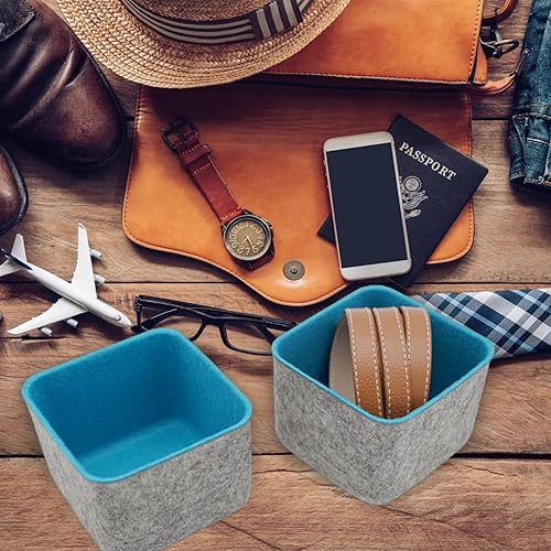 Miniatura 5 de Welaxy Organizador de cajones de oficina de 2 piezas para dormitorio escolar, hogar, cocina, baño, dormitorio, armario, escritorio, cajas de