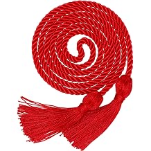 Graduation Honor Cord with Tassels for Grad Days and Graduation Students Red