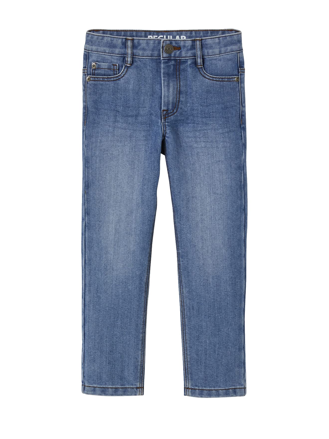 VERTBAUDET Jean Garçon Droit Indestructible Waterless