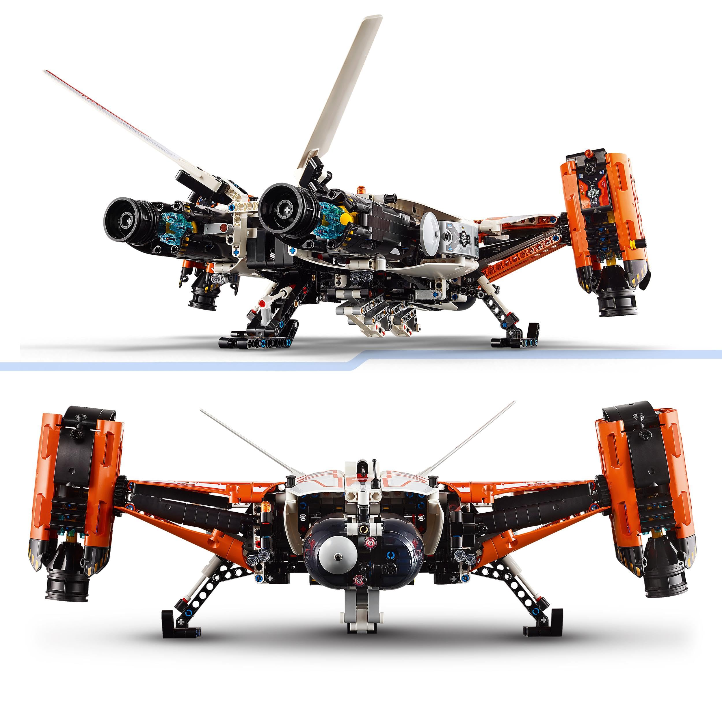 LEGO Technic Transportowy statek kosmiczny VTOL LT81, Pojazd do Zbudowania, Zabawka Konstrukcyjna dla 10-latka, Nauka o Kosmosie i Wprowadzenie do Inżynierii dla Dzieci, Pomysł na Prezent, 42181