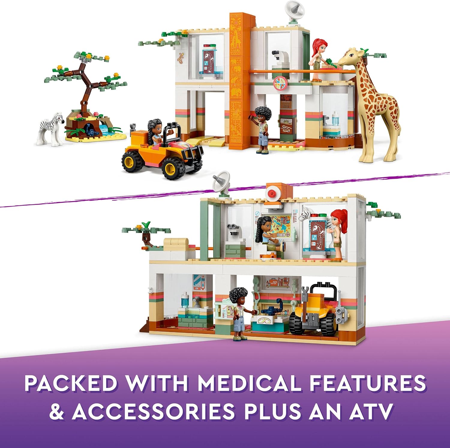 LEGO Friends Mia’s Wildlife Rescue 41717 Building Kit; Includes a Mia Mini-Doll and 3 Animal Toys; Birthday Gift for Kids Aged 7+ (430 Pieces) - Image 4
