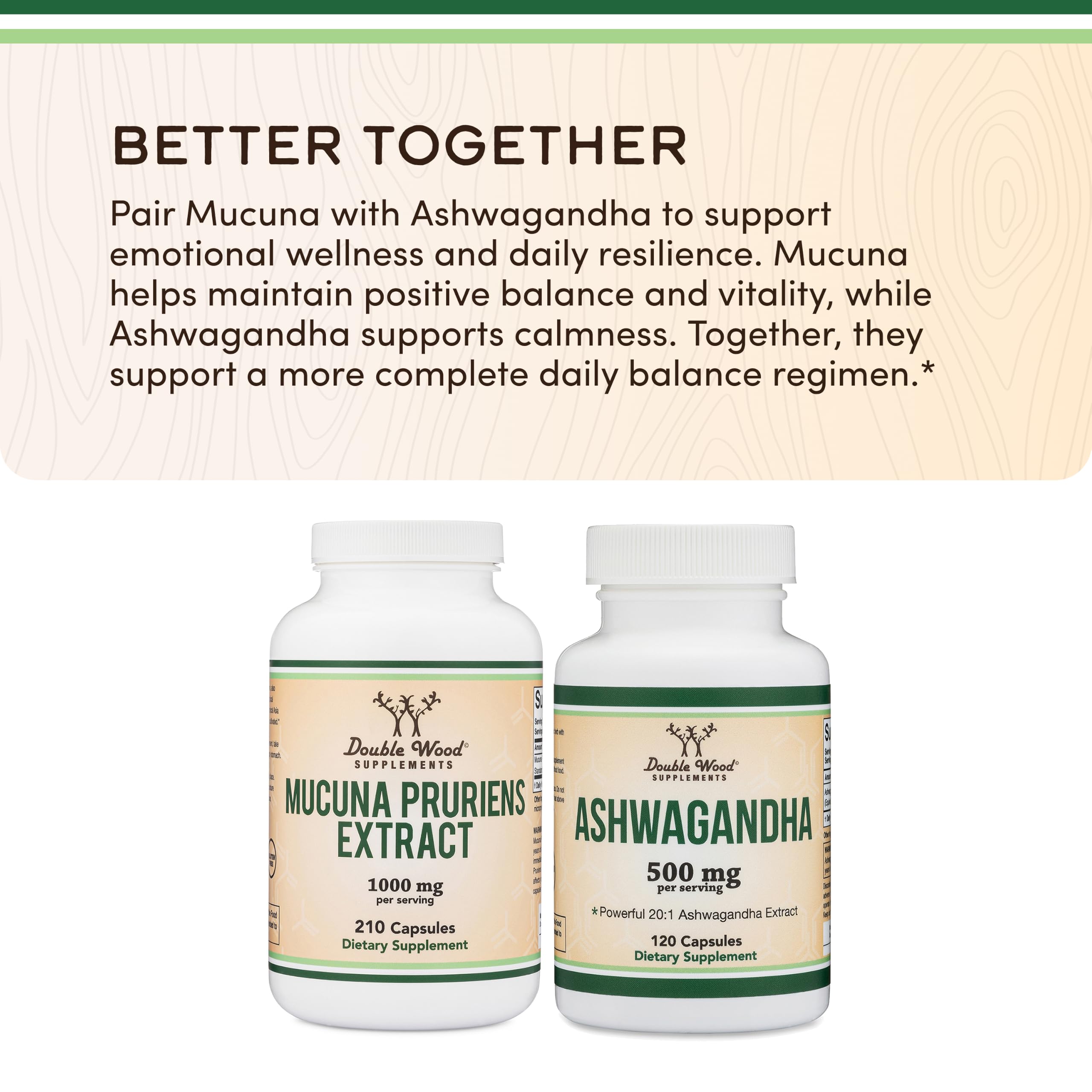 Mucuna Pruriens 20% L-Dopa, Mood, Motivation + Focus, 105 Servings — Amazon image 8