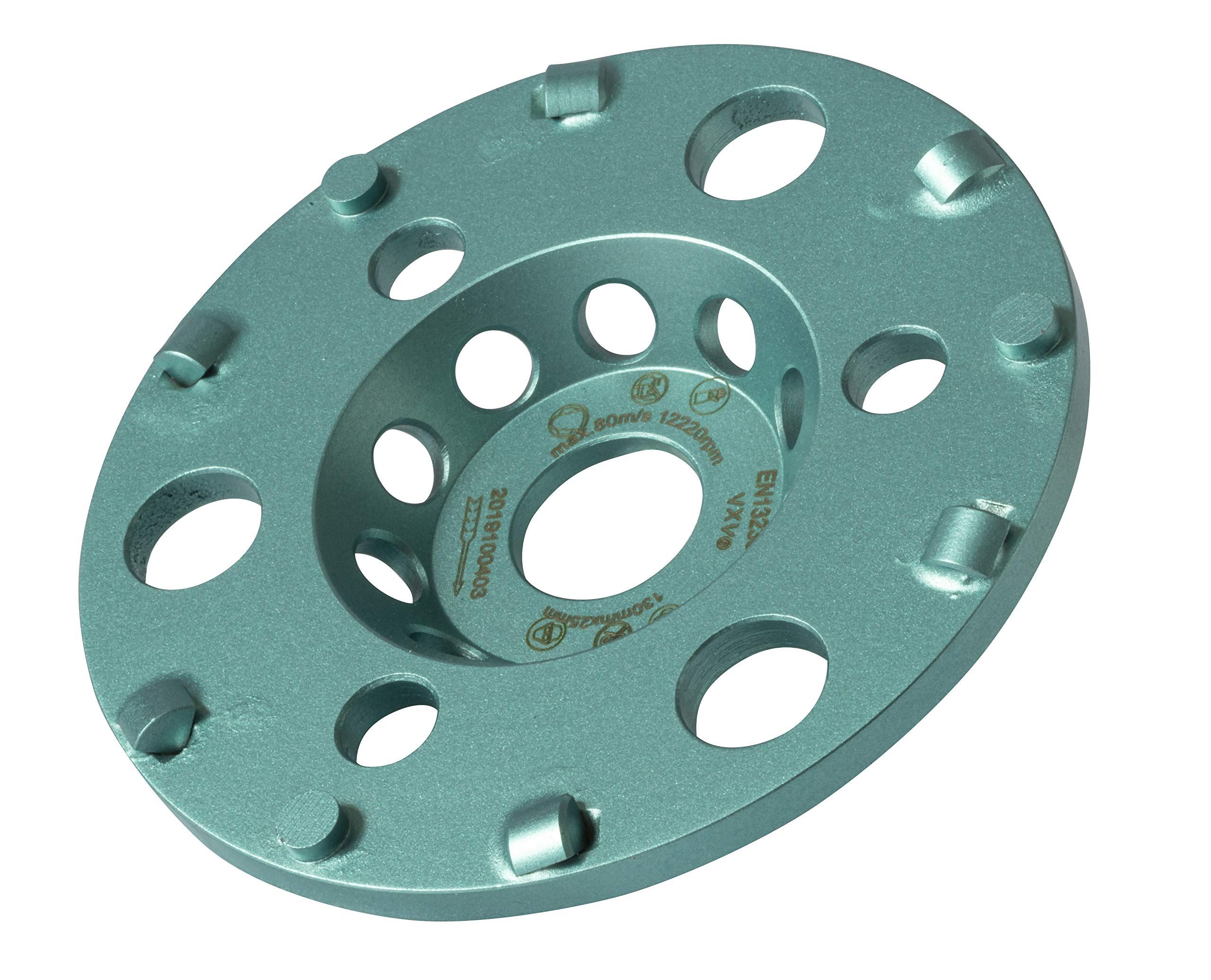 SHDIATOOL Diamant-Schleiftopf 115 Mm – Geschweißt, Turbo-Segmente, Für Beton, Granit, Mauerwerk & Naturstein