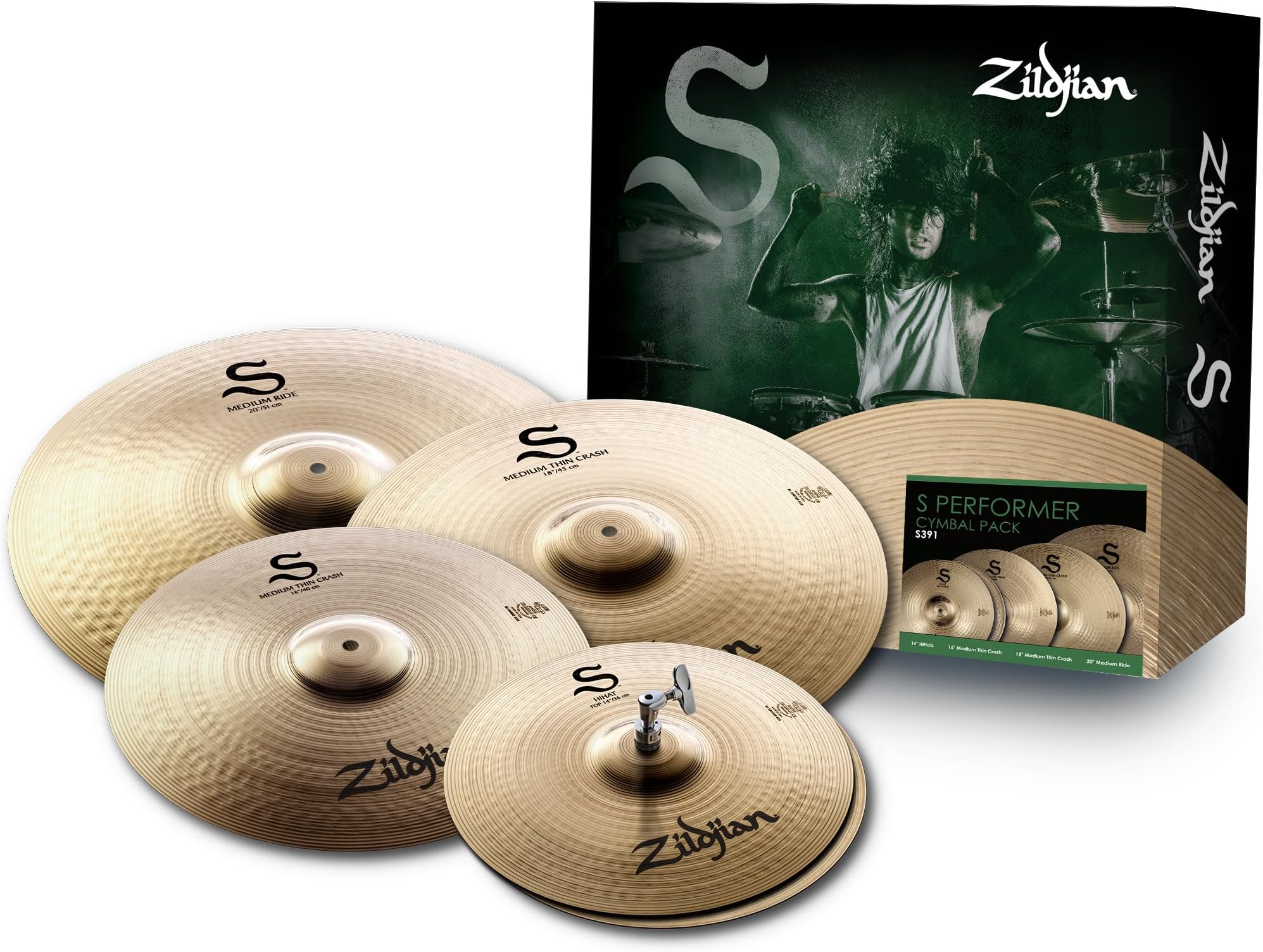 S391 S Performer Cymbal Pack