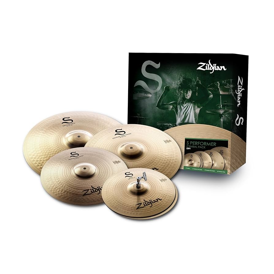ZILDJIAN ジルジャン S Performer Cymbal Set Amazon.com: Zildjian S Series Performer Cymbal Set, 14H/16