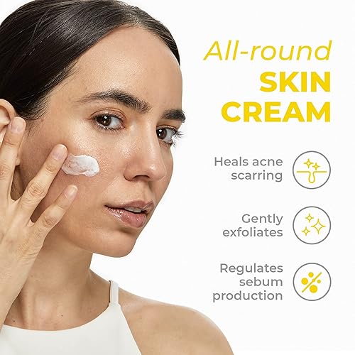 Miniatura 4 de Suero hidratante cremoso al 5% para el cuidado de la piel, exfoliante facial hidratante con 5%, 5% niacinamida e Hypskin, suero facial para piel