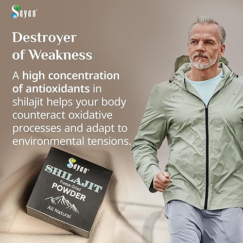 Miniatura 7 de Sayan Polvo puro de Shilajit de 1 onza/0.99 oz, suministro de 5 meses, potente suplemento de ácido fúlvico orgánico, apoya el sistema inmunológico,