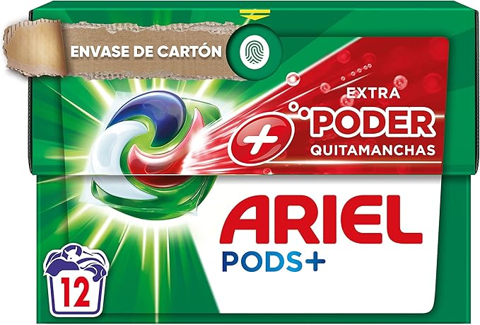 Ariel Todo En Uno Pods Regular Detergente En Cápsulas Lavados, Con Lavado A 20 °c Y Perfume Duradero, 18 Unidad